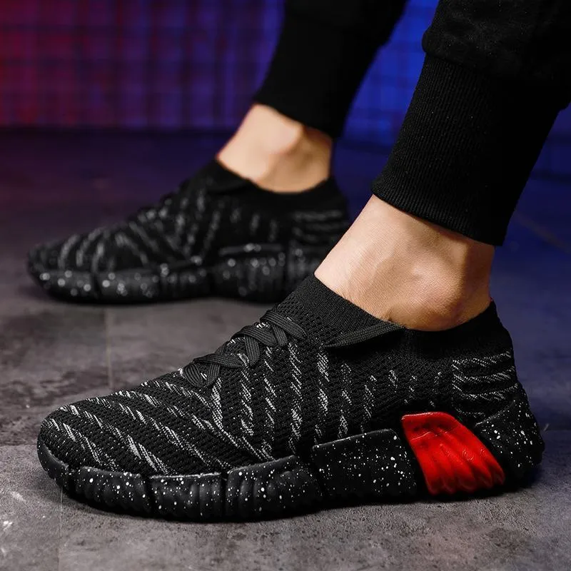 Men's Flying Knit Round-Toe Non-slip Sport Shoes