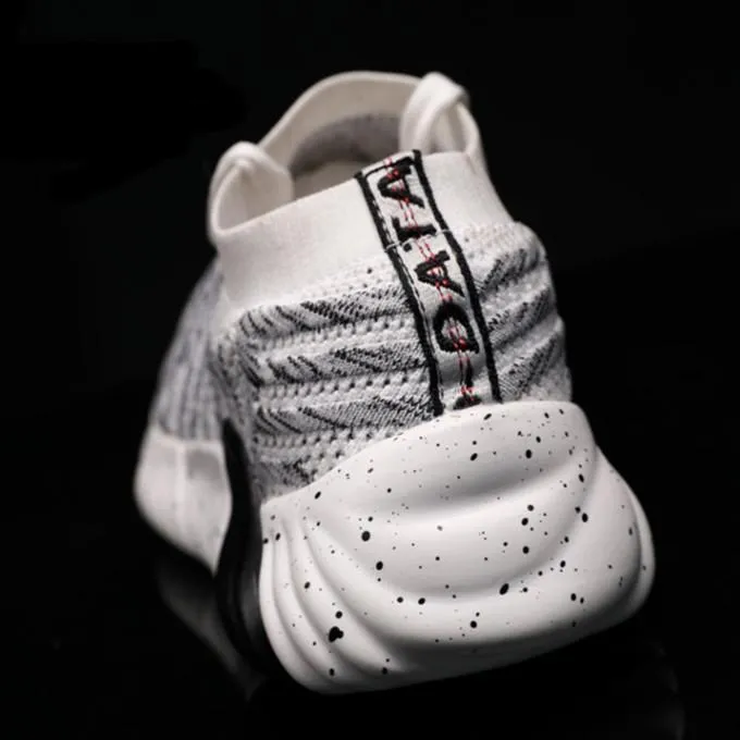 Men's Flying Knit Round-Toe Non-slip Sport Shoes