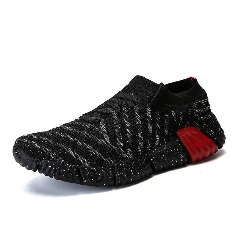 Men's Flying Knit Round-Toe Non-slip Sport Shoes