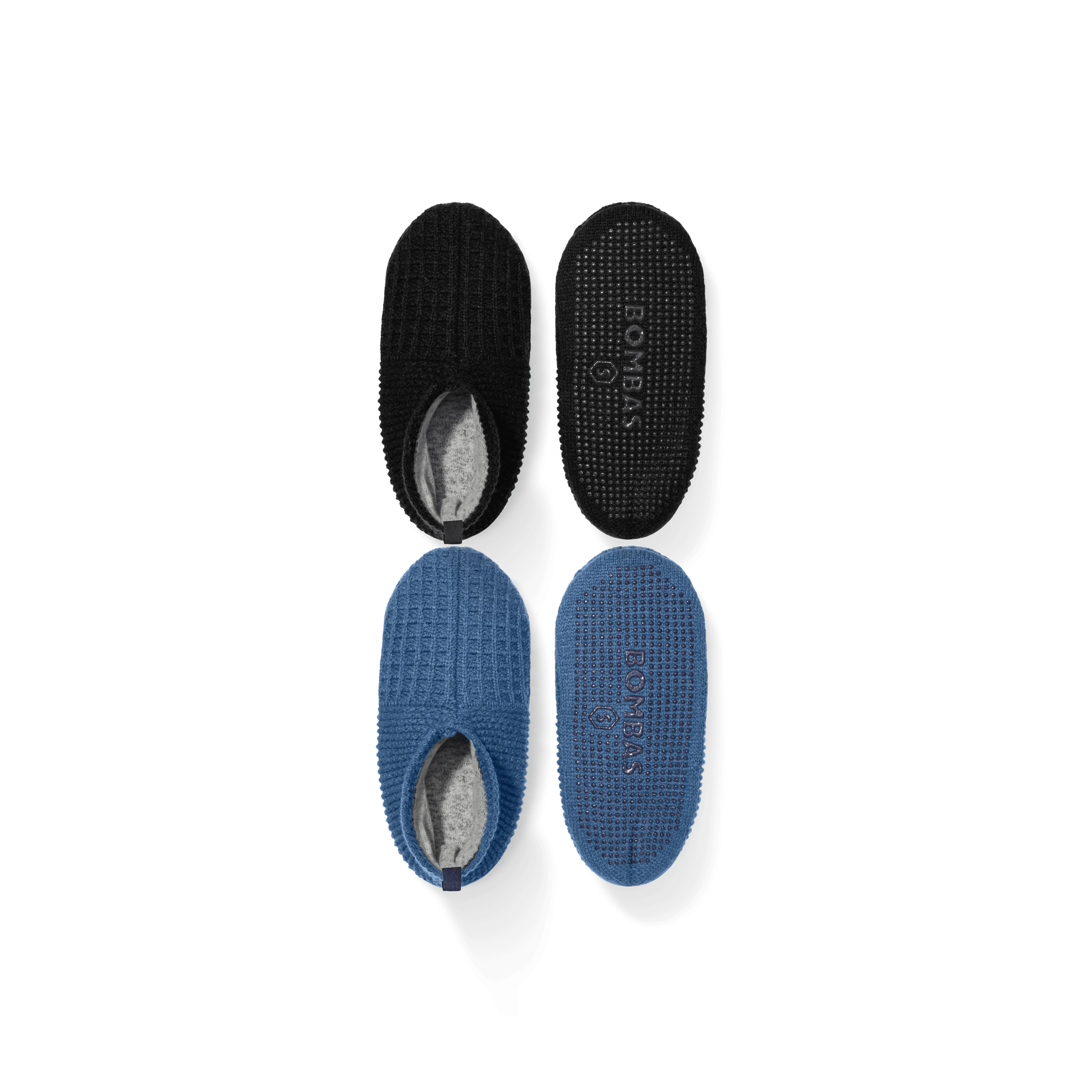 Men's Waffle Gripper Slipper 2-Pack