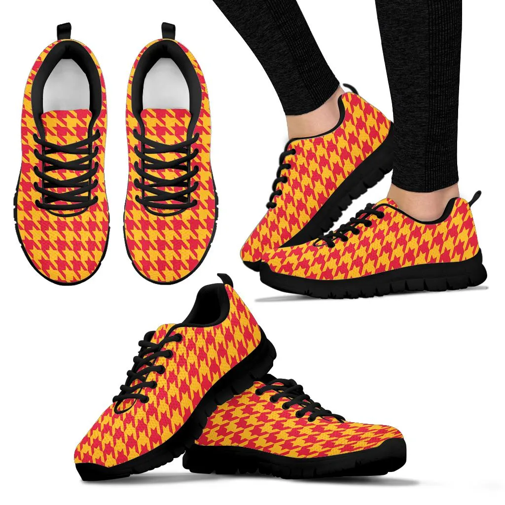 Mesh Sneaker Red on Athletic Gold_K _HT Pattern