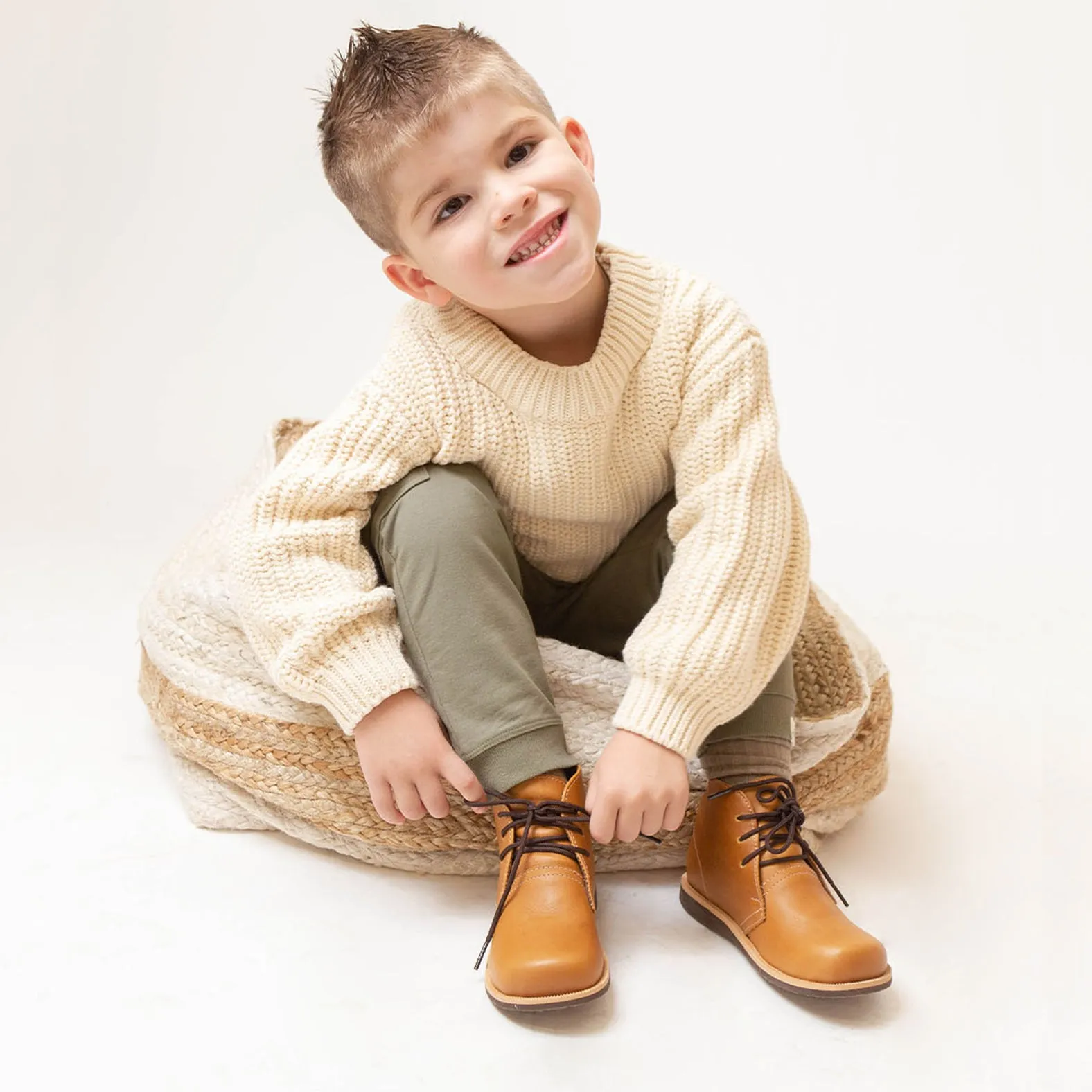 MK221430 - Mojave Boots Brandy [Children's Leather Boots]