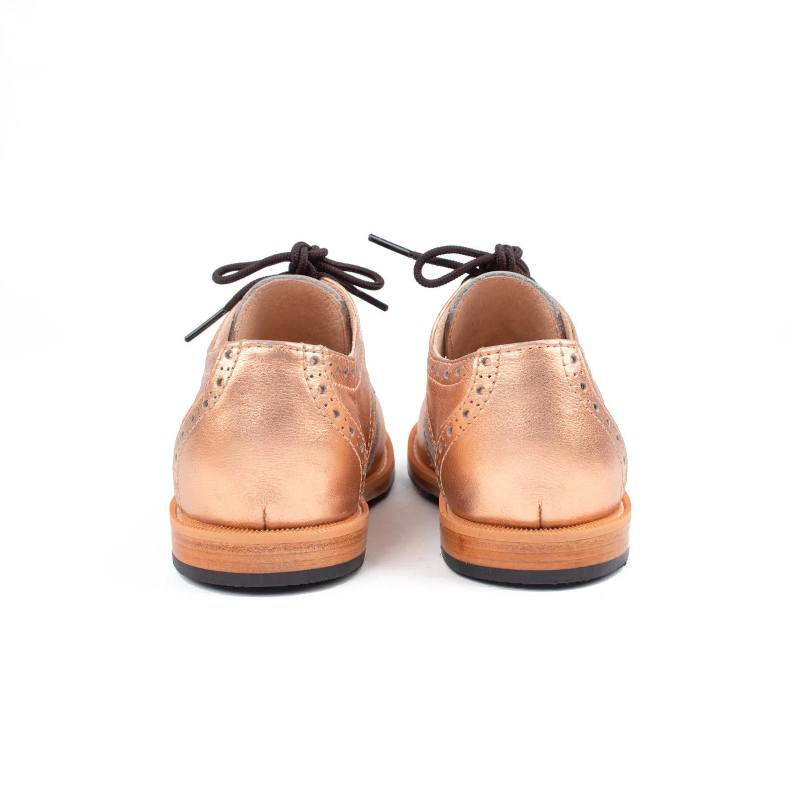 MK22625 - Brogue Oxfords Shoes Rose Gold [Children's Leather Shoes]