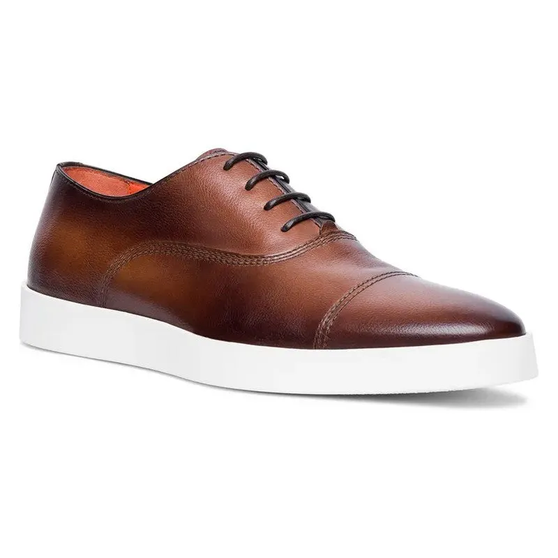 Santoni | Behemoth Sneaker in Brown