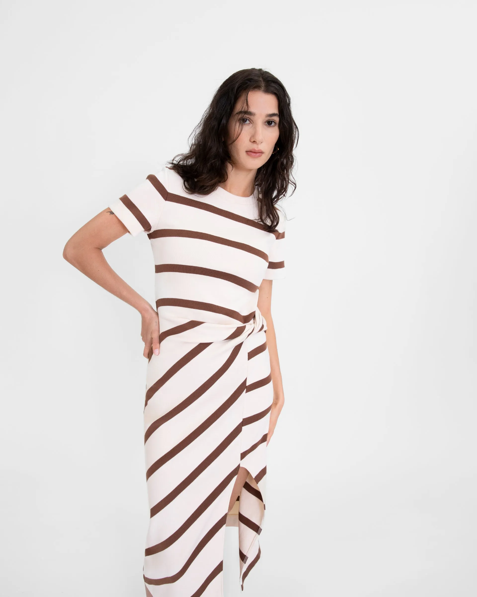 Short Sleeve Striped Cody Dress