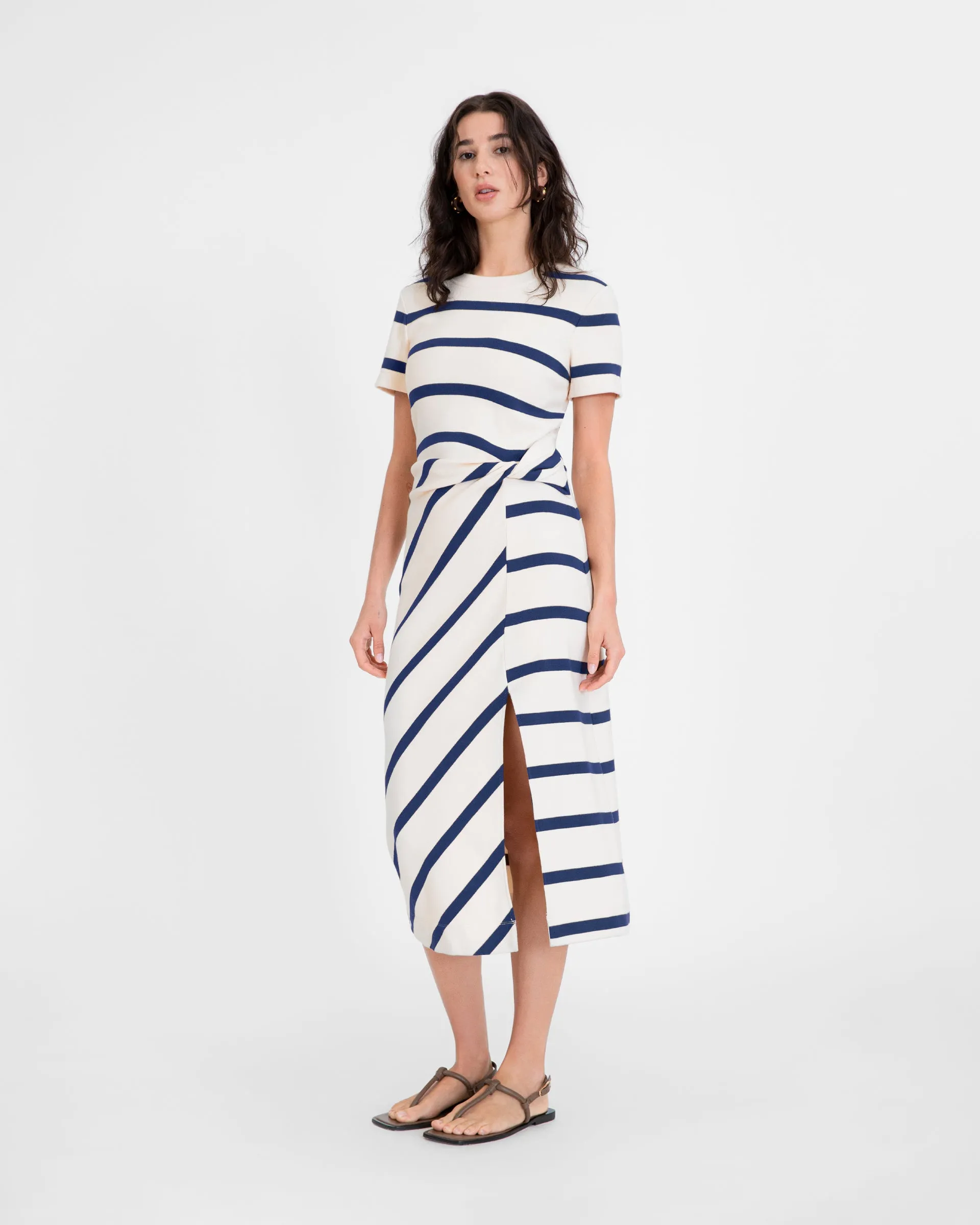 Short Sleeve Striped Cody Dress