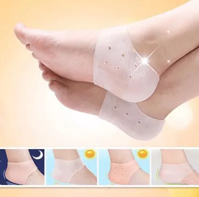 Silicone Gel Heel and Ankle Sleeve for Plantar Fasciitis