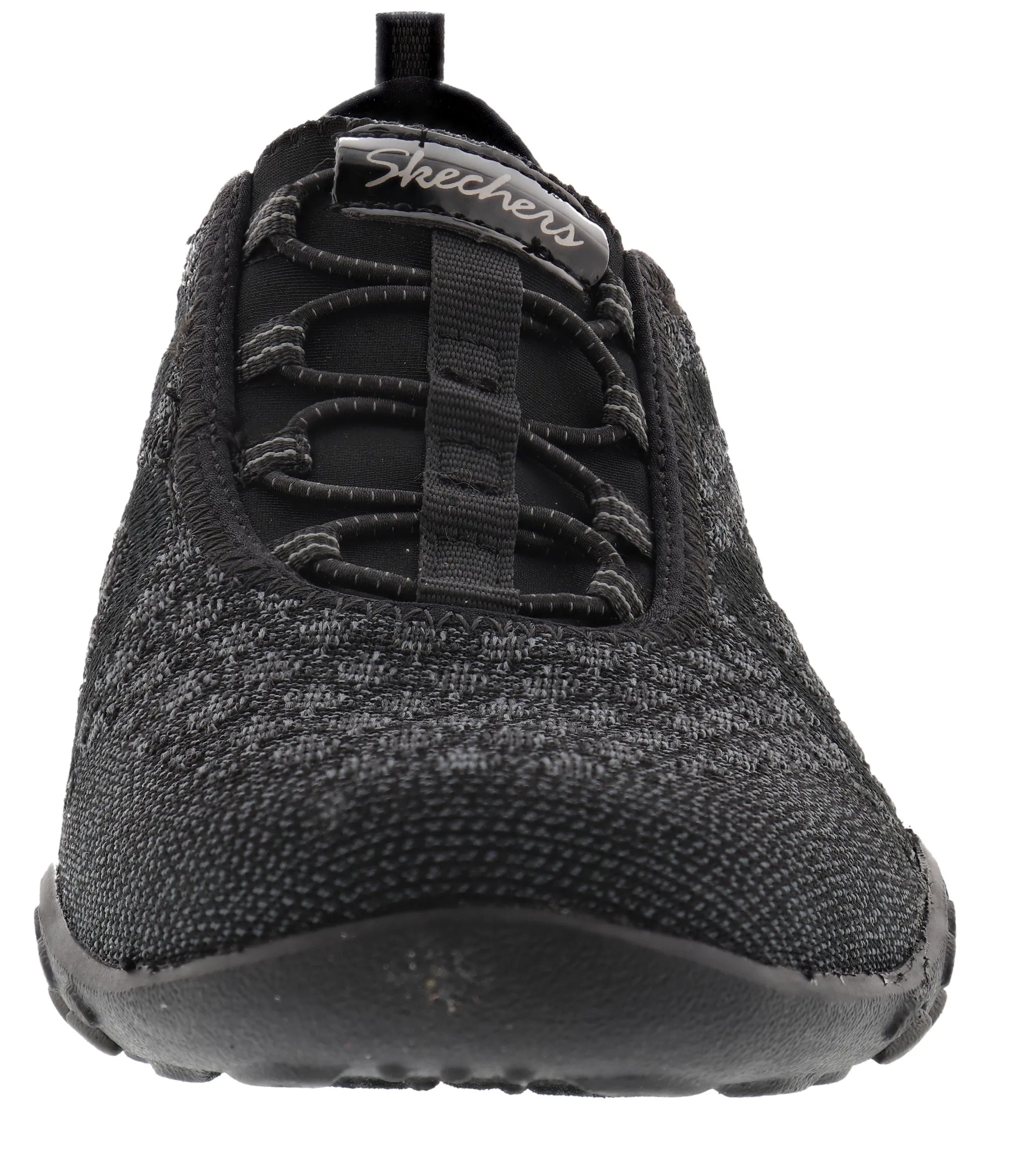 Skechers Women Lightweight Slip On Walking Shoes Relaxed Fit: Breathe Easy-Fortune Knit