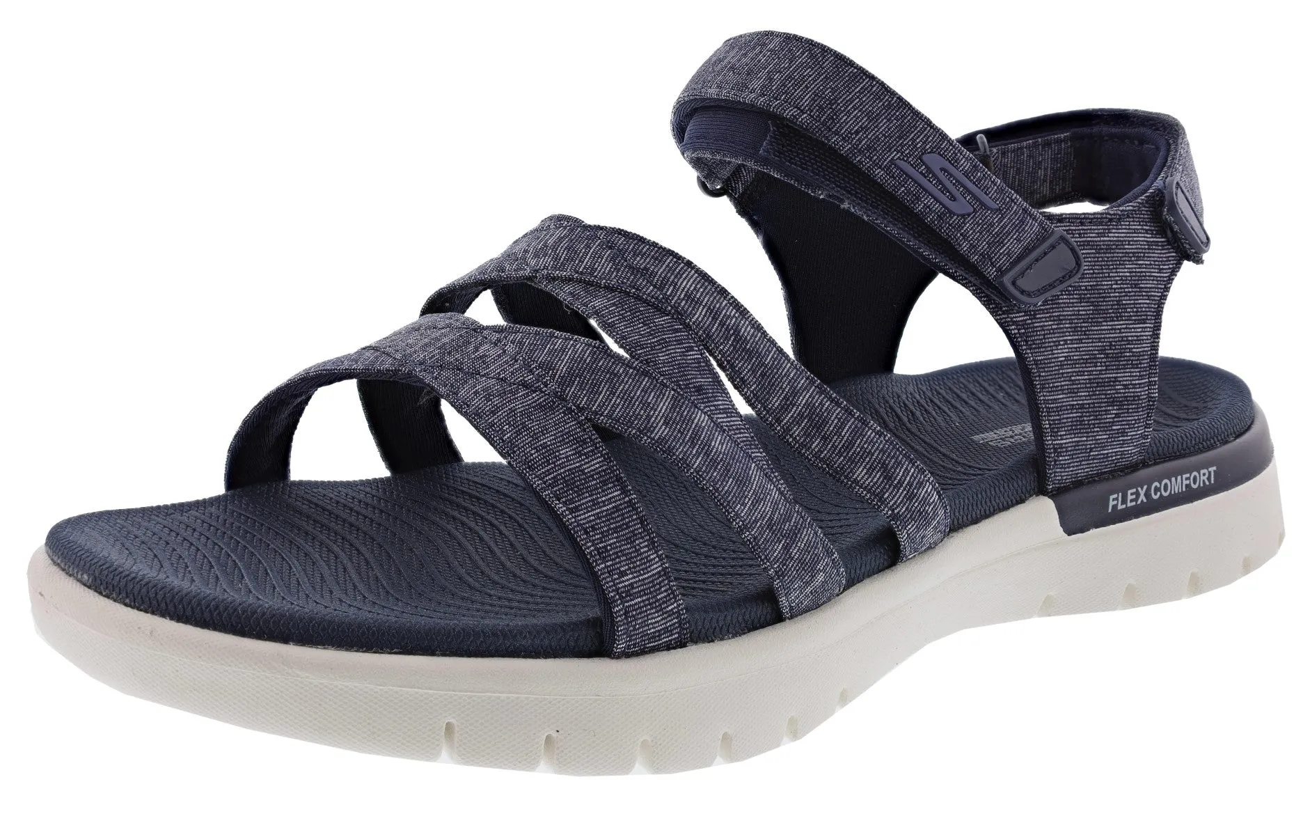 Skechers Women's On The Go Flex Finest Adjustable Strap Summer Sandals