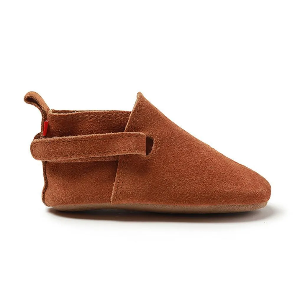 Tan Suede Baby Shoe