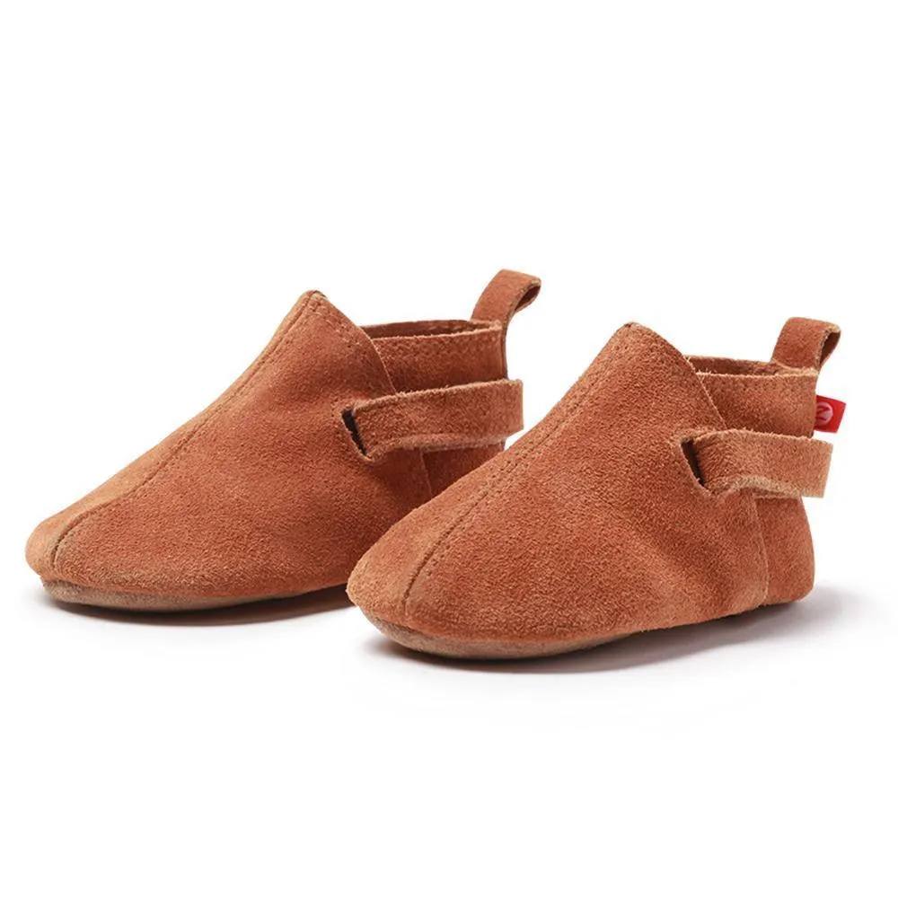 Tan Suede Baby Shoe