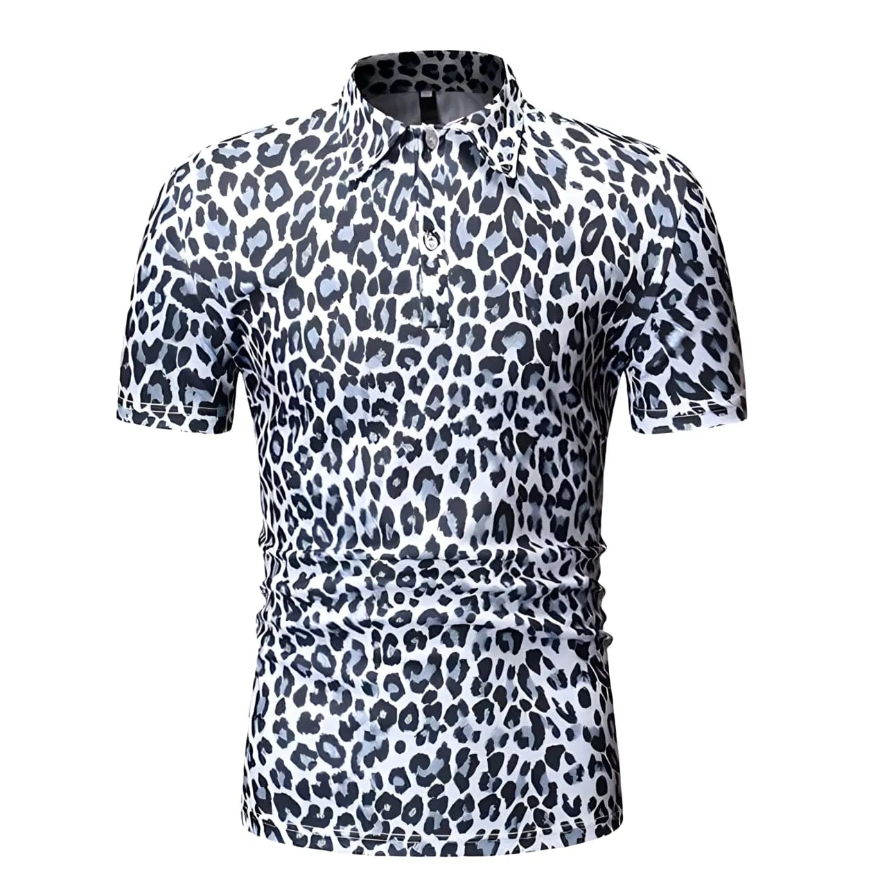 The Leopard Short Sleeve Polo Shirt - Multiple Colors