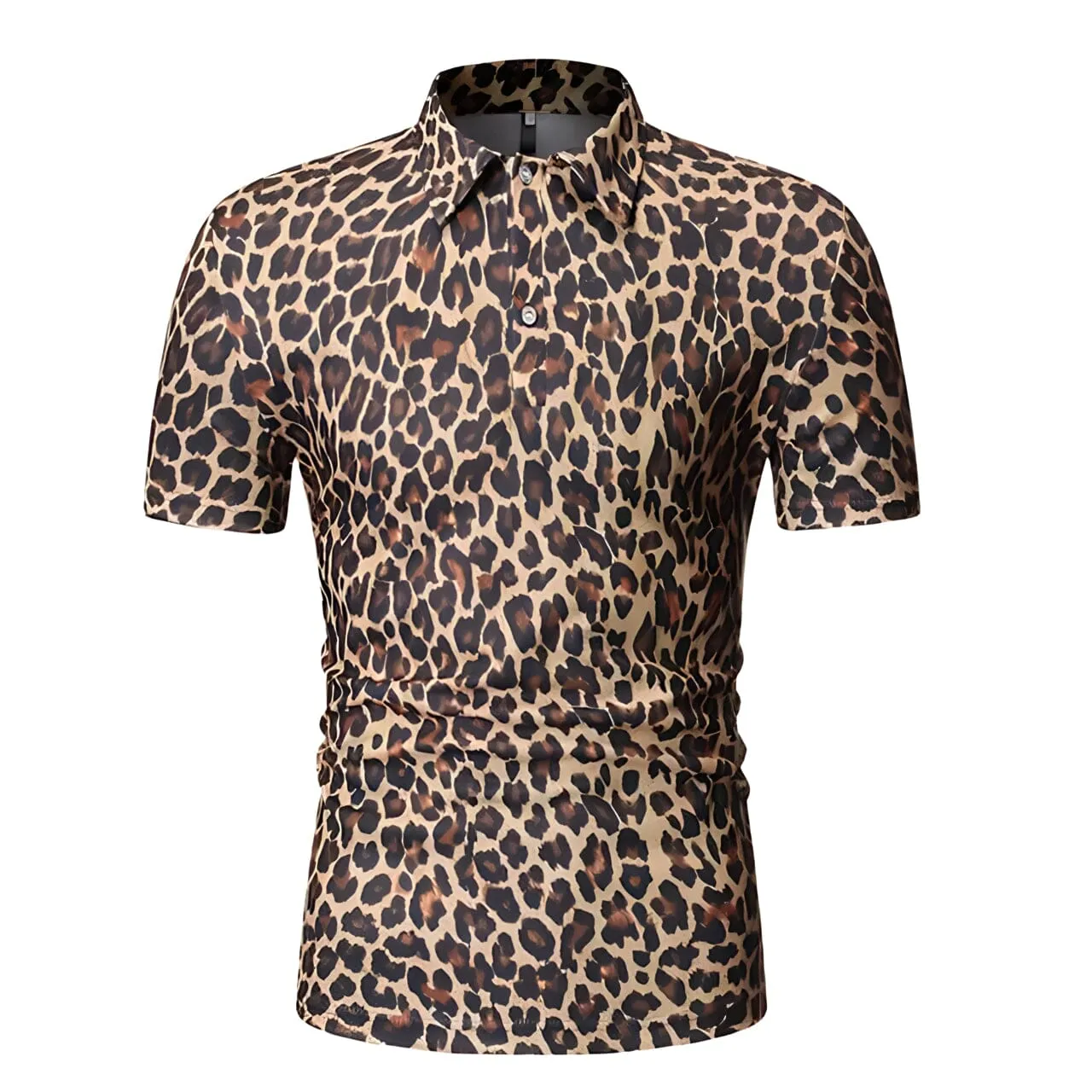 The Leopard Short Sleeve Polo Shirt - Multiple Colors