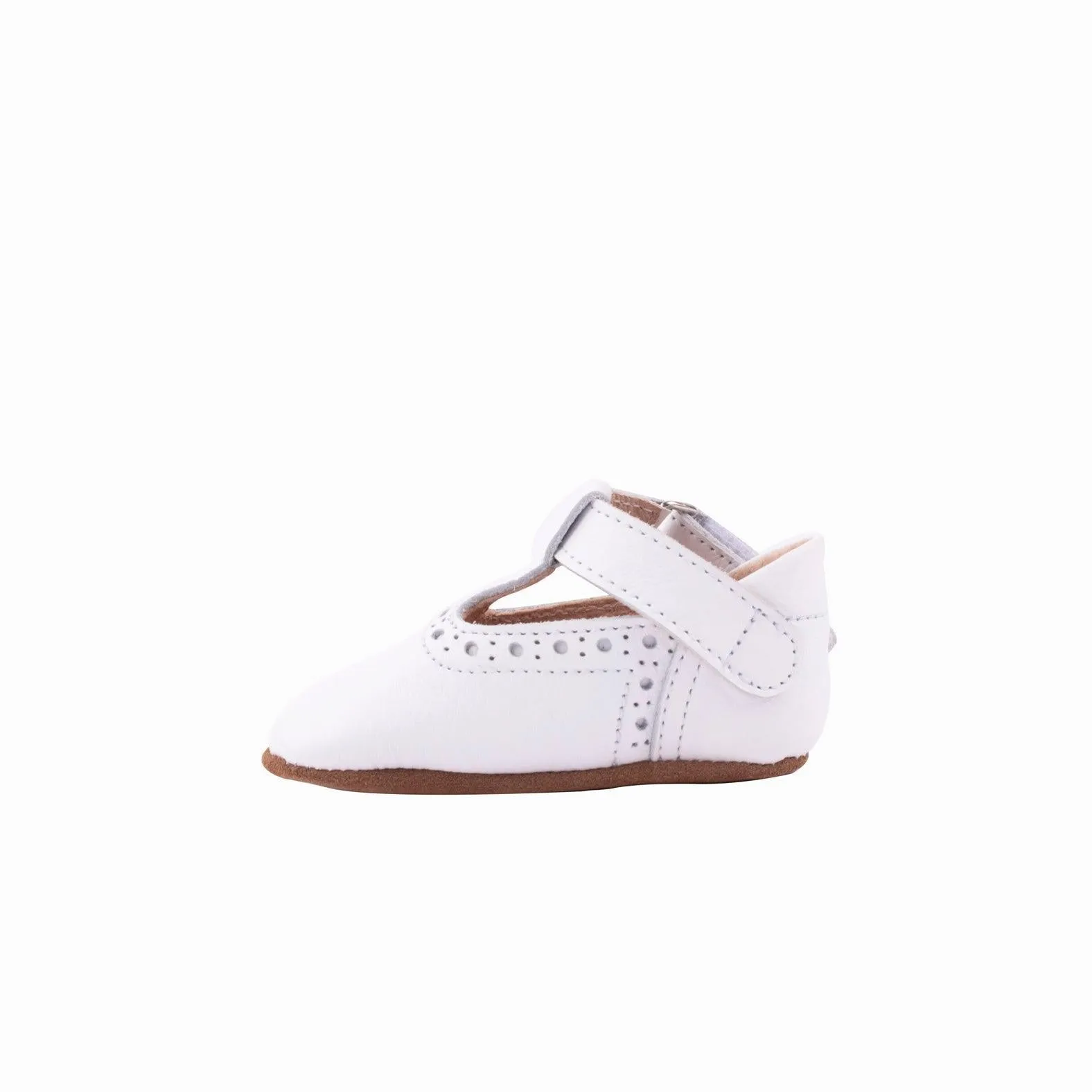 WMK21858 - Baby Mary Janes Shoes White